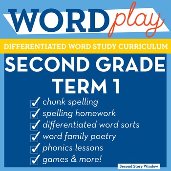 Preview of 2nd Grade Phonics and Chunk Spelling Curriculum Term 1