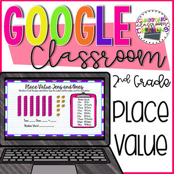Preview of 2nd Grade Place Value Hundreds, Tens, & Ones for Google Classroom™ ✅ 2.NBT.1A