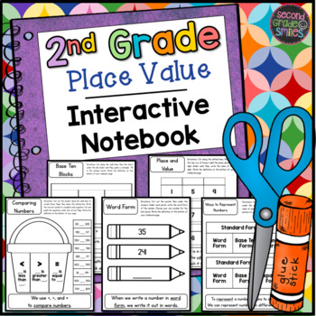 Preview of 2nd Grade Place Value Interactive Notebook - Second Grade Place Value Activities