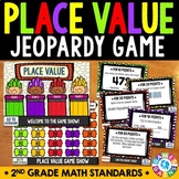 2nd Grade Place Value Jeopardy Game - 3 Digit Place Value 