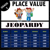 2nd Grade Place Value Jeopardy PowerPoint Digital Math Gam