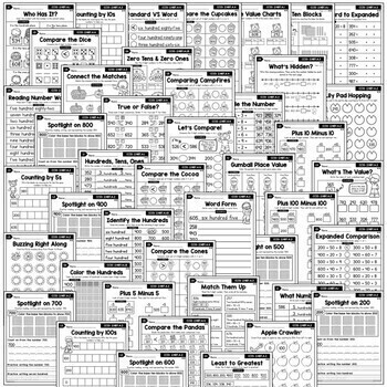 pdf grade 4 math exercises for Place 2nd Differentiated Grade Strategy Value Worksheets