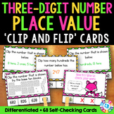 Three Digit Numbers Place Value to 1000 Hundreds Tens & On