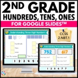 2nd Grade Place Value Worksheets Review - 3 Digit Numbers 