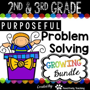 Preview of 2nd & 3rd Grade Problem Solving: Bundle