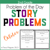2nd Grade Problem of the Day Story Problems- October