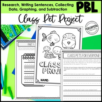 Preview of 2nd Grade Project-Based Learning: Class Pet Project