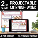 2nd Grade Projectable Spiral Review Morning Work 180 Days 
