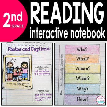 Preview of 2nd Grade READING Interactive Notebook {Common Core Aligned}