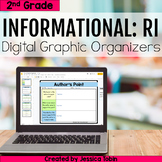 2nd Grade RI Informational Digital Reading Graphic Organizers