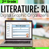 2nd Grade RL Literature Digital Graphic Organizers- with G