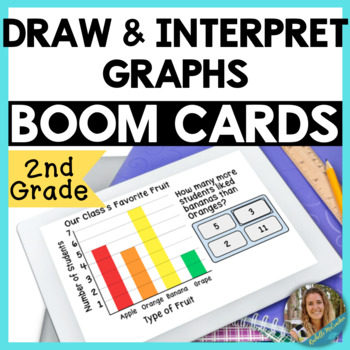 Preview of 2nd Grade Read and Interpret Graphs Boom Cards! - 2.MD.D.10