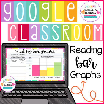 Preview of 2nd Grade Reading Bar Graphs for Google Classroom
