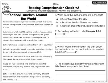 reading comprehension passages and questions the bundle 2nd grade