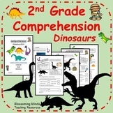 2nd Grade Reading Comprehension : Dinosaurs