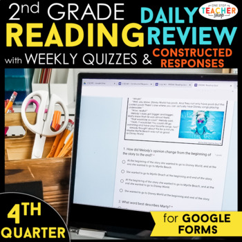 Preview of 2nd Grade Reading Comprehension | Google Classroom Distance Learning 4th QUARTER