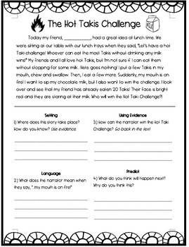 2nd grade fun reading comprehension passages by tales from grade 2