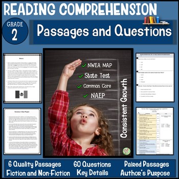 2nd Grade Reading Comprehension Passages and Questions by MyPaths