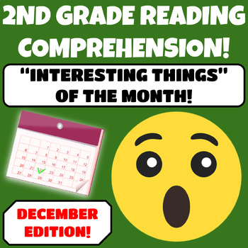 Preview of 2nd Grade Reading Comprehension Passages and Questions  December Winter