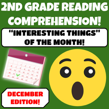 Preview of 2nd Grade Reading Comprehension Passages and Questions WINTER BUNDLE
