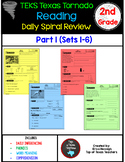 2nd Grade Reading Daily Spiral Review Part 1 TEKS Aligned