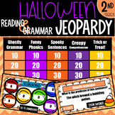 2nd Grade Reading & Grammar Halloween Jeopardy Review Game