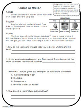 2nd Grade Reading Informational Assessment Bundle by E Kent | TpT