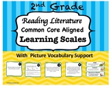 2nd Grade Reading Literature Learning Scales-Common Core Aligned
