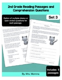 2nd Grade Reading Passages with Comprehension Questions Set 3