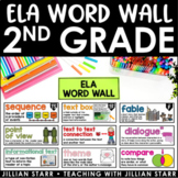 2nd Grade Reading Posters and Vocabulary Cards | ELA Word 