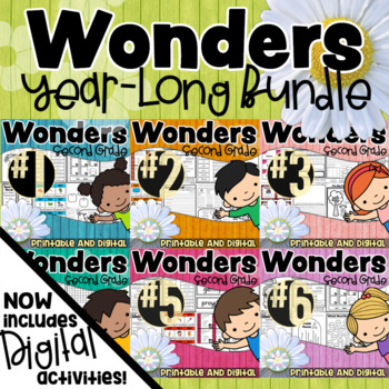 Preview of Second Grade Wonders Year Long BUNDLE