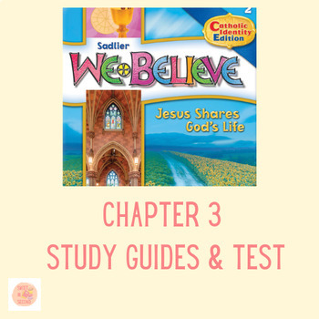 Preview of 2nd Grade Religion Ch. 3 Bundle (Sadlier-We Believe)