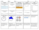 2nd Grade SOLs - Math Spiral Review for Weeks 1-9