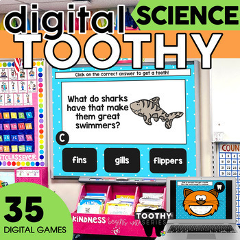 Preview of 2nd Grade Science Activities & Review Games - Digital Toothy® - Digital Resource