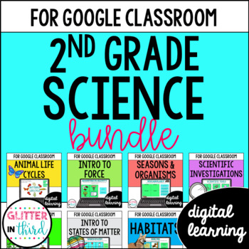 Preview of 2nd Grade Science Activities for Google Classroom Digital Resources