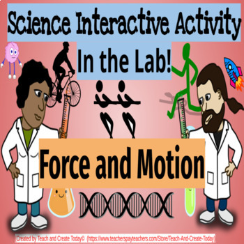 Preview of 2nd Grade Science Activity Force and Motion Digital Review