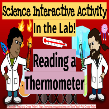 Preview of 2nd Grade Science Activity Reading Thermometer Digital Review
