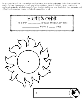 2nd grade science interactive notebook earths movement by kawaii