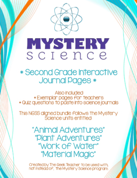 Preview of 2nd Grade Science Journals - Mystery Science Bundle (Updated June, 2022)