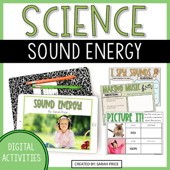 Preview of 2nd Grade Science Sound Energy Science Experiments Science Google Slides