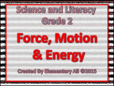 2nd Grade Science and Literacy: Force, Motion, and Energy (TEKS & NGSS)