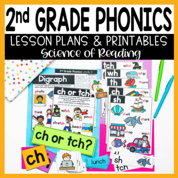 Preview of 2nd Grade Science of Reading Phonics Lessons and Activities