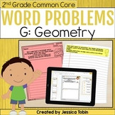 2nd Grade Short Answer- Geometry Word Problems