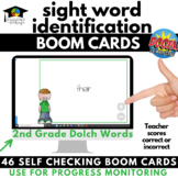 2nd Grade Sight Word Digital Progress Monitoring Activity