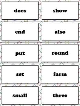 2nd Grade Sight Word List #2 - Second 100 High Frequency ...
