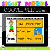 2nd Grade Sight Words Set 2 Mystery Picture Google Slides™