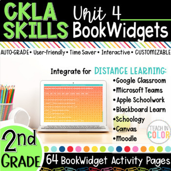 Preview of 2nd Grade Skills Unit 4 BUNDLE with BookWidgets [Aligned to CKLA Activity Book]