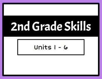 Preview of 2nd Grade Skills Units 1-6