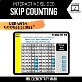 2nd Grade Skip Counting - Print & Digital Math Centers