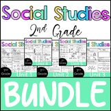 2nd Grade - Social Studies BUNDLE - Whole Year Worksheets